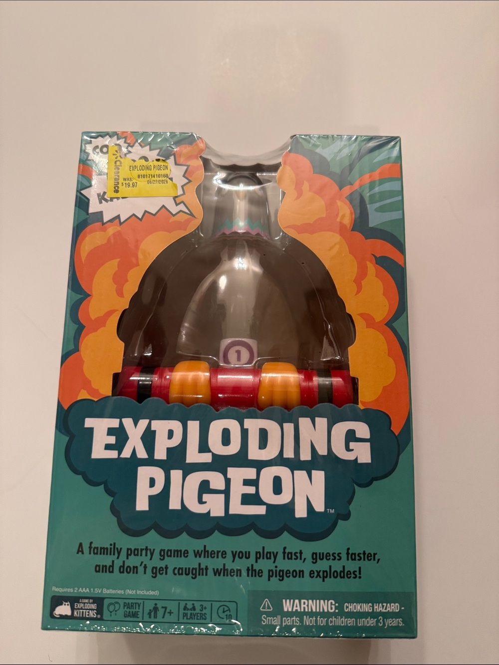 Exploding Pigeon Party Game - (Sealed)